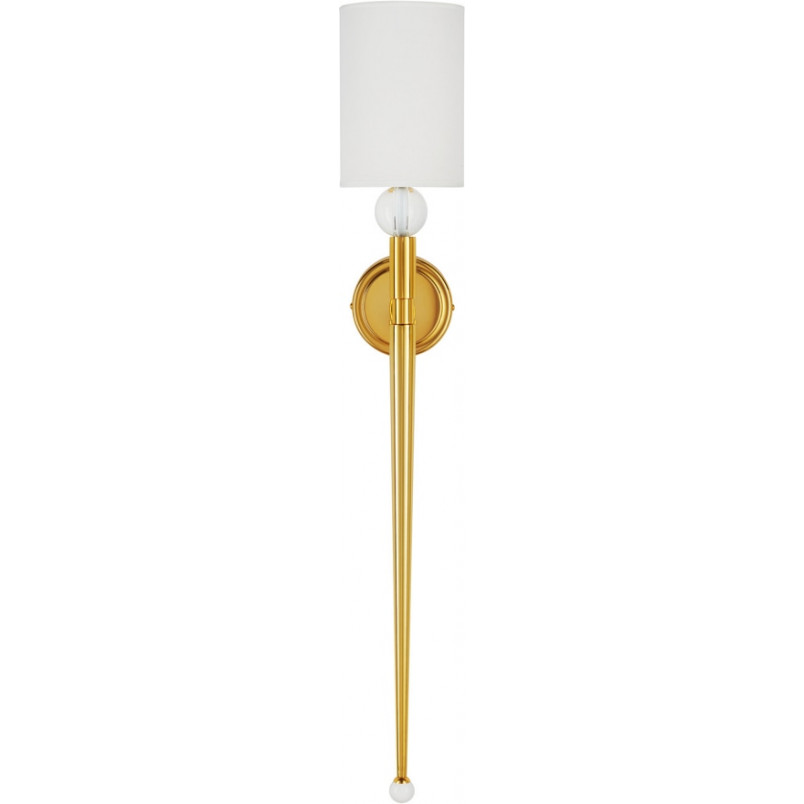 Kinkiet Glamour Dama 92cm | Biało-Złoty | Step Into Design