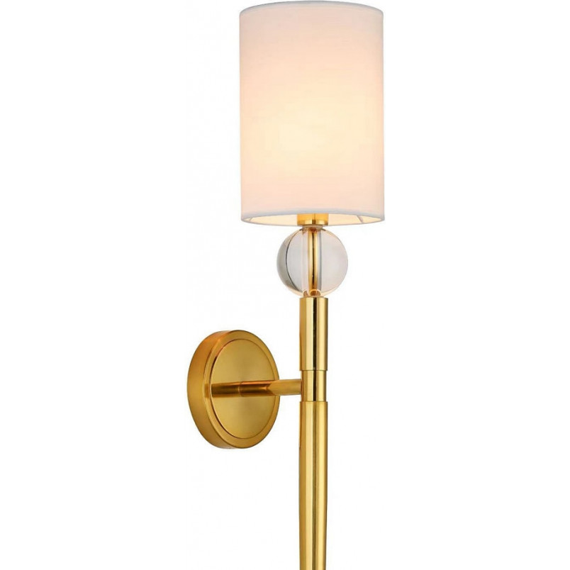 Kinkiet Glamour Dama 92cm | Biało-Złoty | Step Into Design