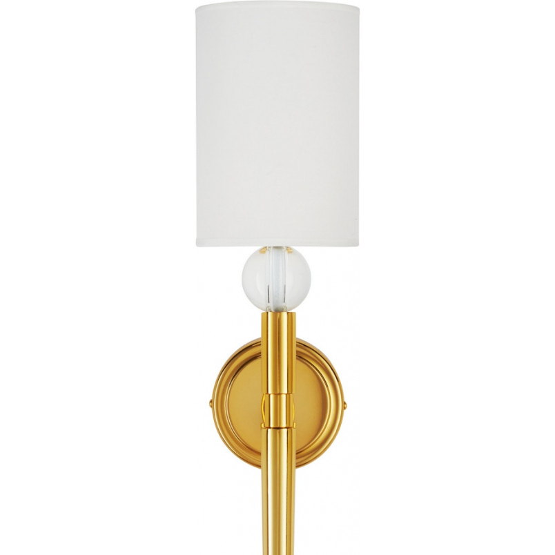 Kinkiet Glamour Dama 92cm | Biało-Złoty | Step Into Design