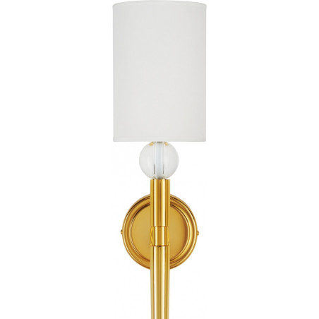 Kinkiet Glamour Dama 92cm | Biało-Złoty | Step Into Design