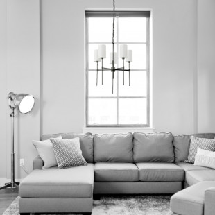 Żyrandol Hampton Darling | Biały i Czarny | Step In Design