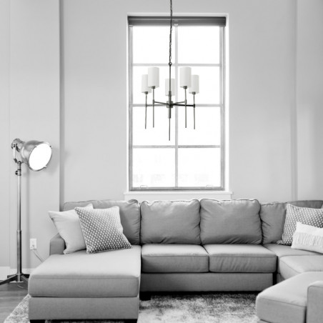 Żyrandol Hampton Darling | Biały i Czarny | Step In Design
