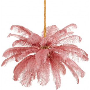 Lampa wisząca Emu różowa | Step Into Design - 100cm