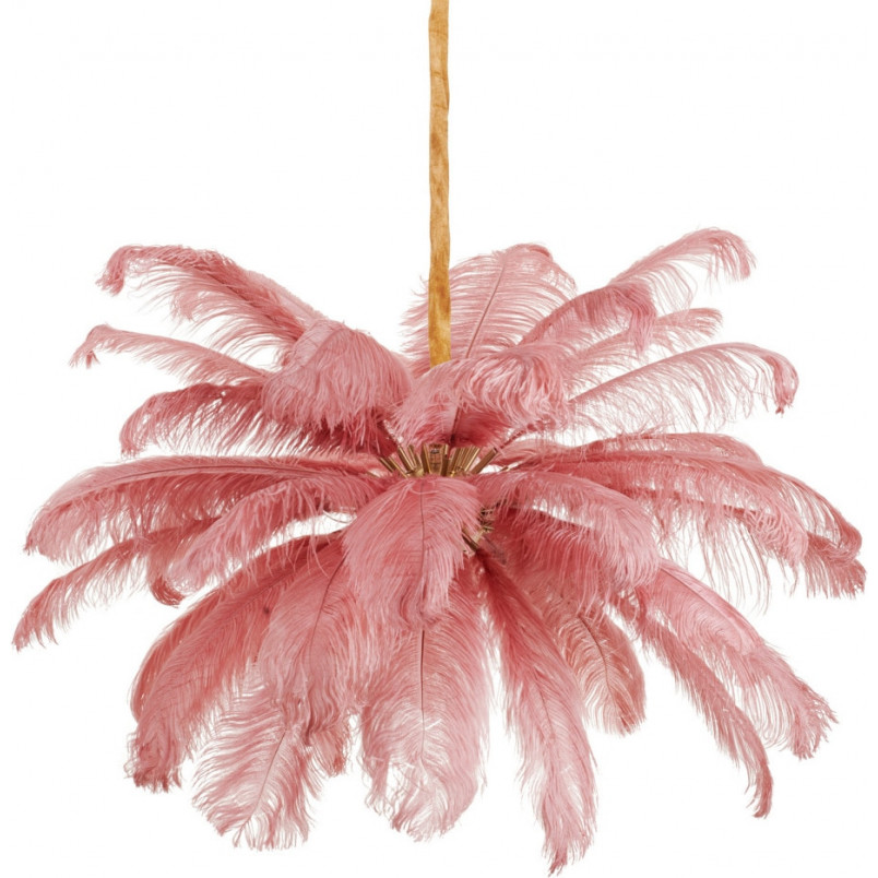 Lampa wisząca Emu różowa | Step Into Design - 100cm