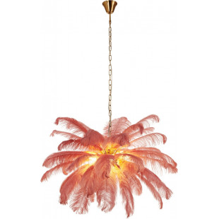 Lampa wisząca Emu różowa | Step Into Design - 100cm