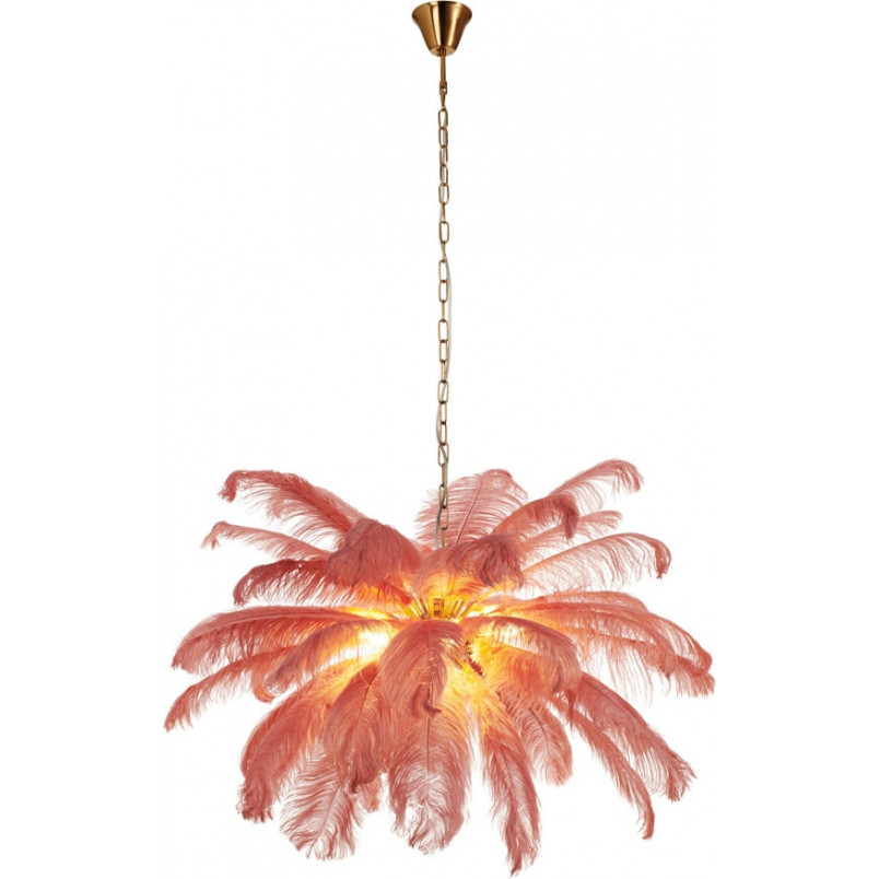 Lampa wisząca Emu różowa | Step Into Design - 100cm