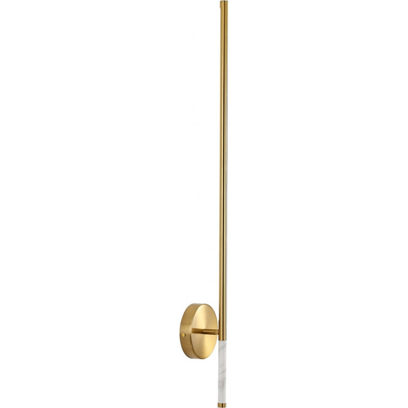 Kinkiet Pionowy Fresco LED 95cm Złoty | Step Into Design
