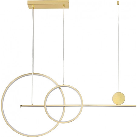 Lampa wisząca New Age LED 120cm złota - Step Into Design