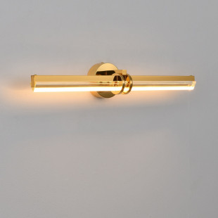 Kinkiet podłużny glamour Lovely LED 58cm złoty | Step Into Design
