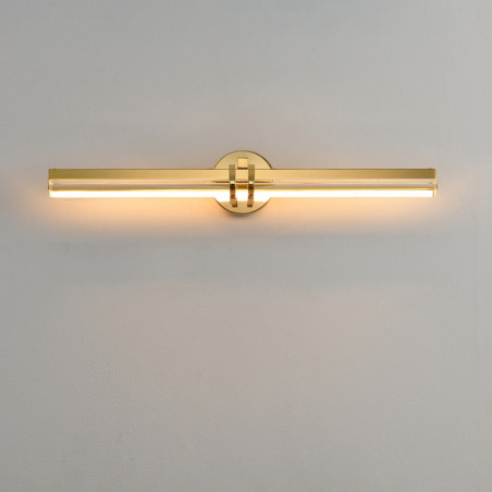 Kinkiet podłużny glamour Lovely LED 58cm złoty | Step Into Design