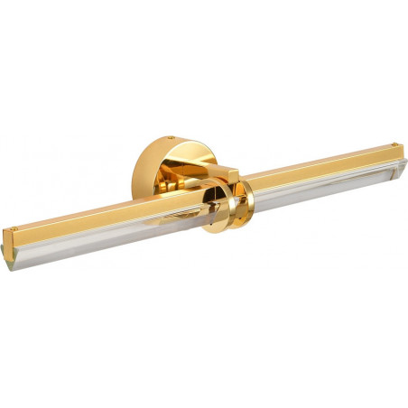 Kinkiet podłużny glamour Lovely LED 58cm złoty | Step Into Design