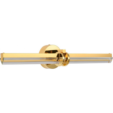 Kinkiet podłużny glamour Lovely LED 58cm złoty | Step Into Design
