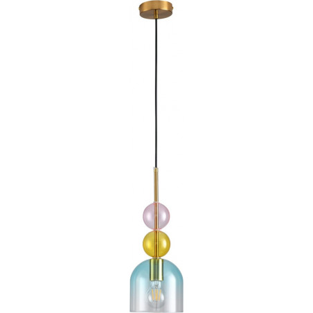 Lampa wisząca szklana Pastello Blue | Step Into Design