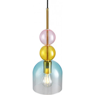 Lampa wisząca szklana Pastello Blue | Step Into Design