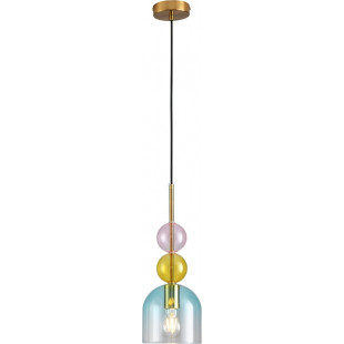 Lampa wisząca szklana Pastello Blue | Step Into Design