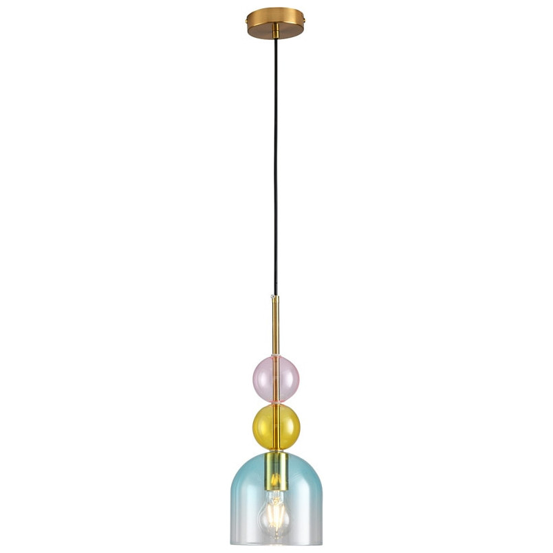 Lampa wisząca szklana Pastello Blue | Step Into Design