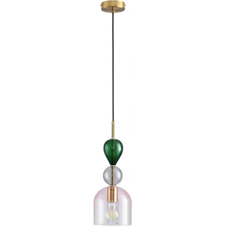 Lampa wisząca szklana Pastello Pink | Step Into Design