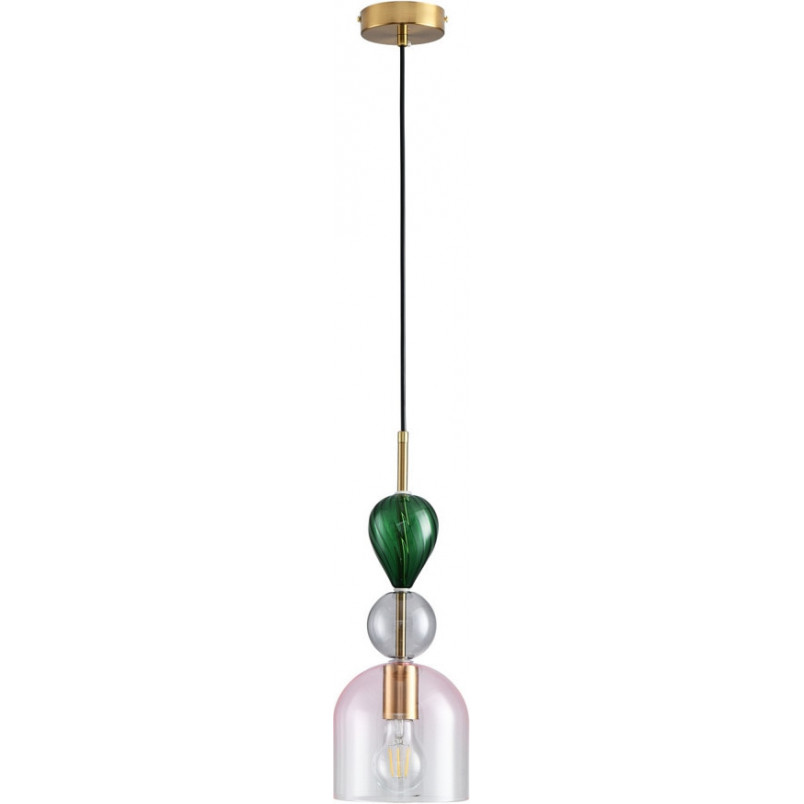 Lampa wisząca szklana Pastello Pink | Step Into Design