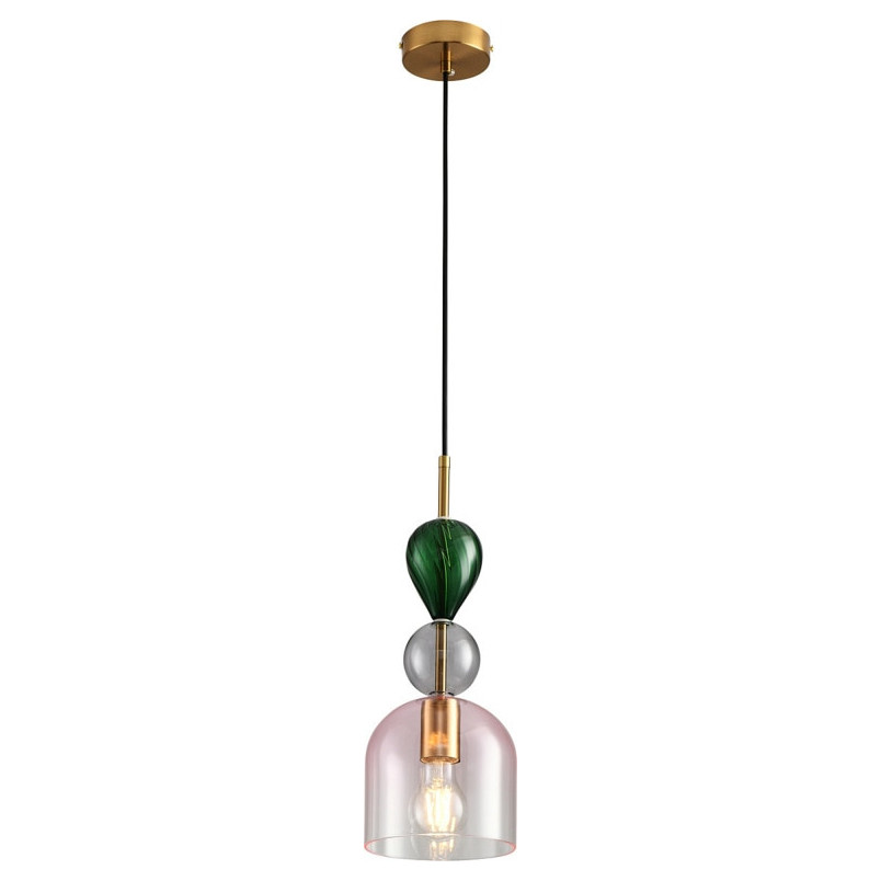 Lampa wisząca szklana Pastello Pink | Step Into Design