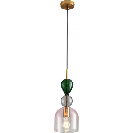 Lampa wisząca szklana Pastello Pink | Step Into Design