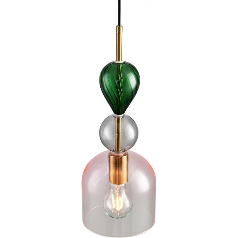 Lampa wisząca szklana Pastello Pink | Step Into Design