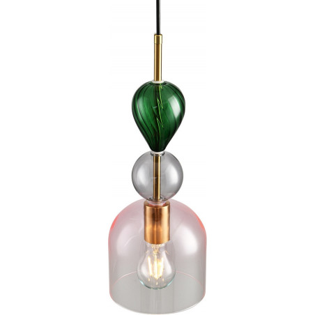 Lampa wisząca szklana Pastello Pink | Step Into Design