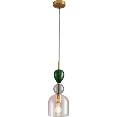 Lampa wisząca szklana Pastello Pink | Step Into Design