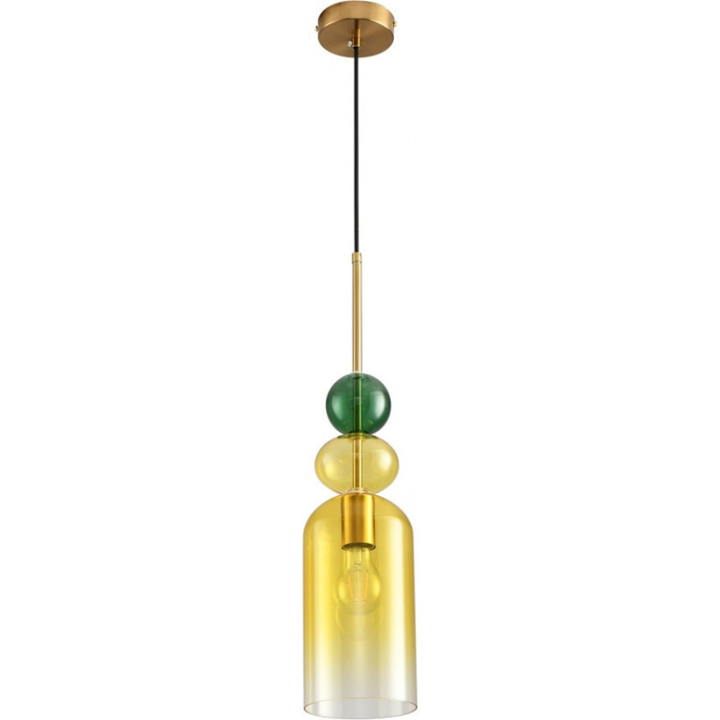 Lampa wisząca szklana Pastello Yellow - Step Into Design