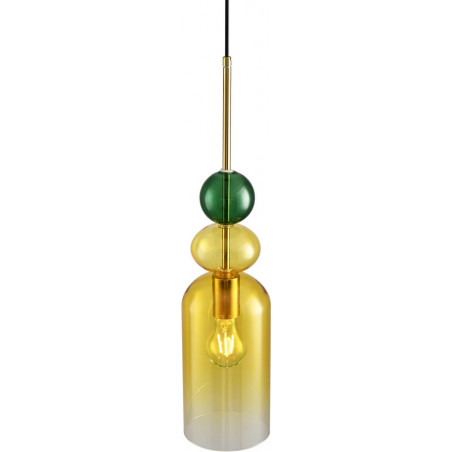 Lampa wisząca szklana Pastello Yellow - Step Into Design