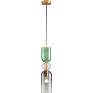 Lampa wisząca szklana Pastello Green - Step Into Design | Art Deco