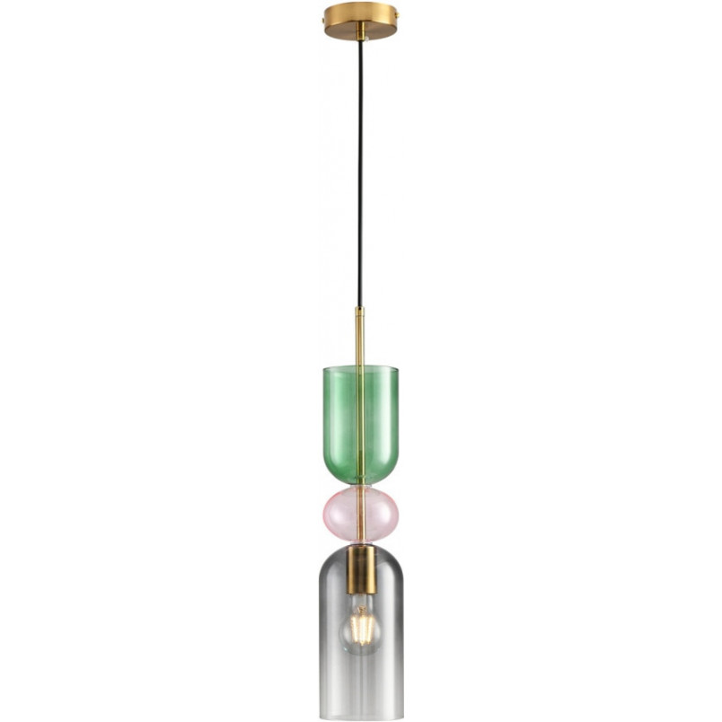 Lampa wisząca szklana Pastello Green - Step Into Design | Art Deco