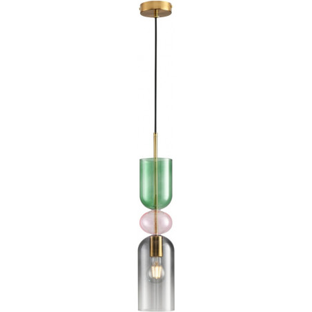 Lampa wisząca szklana Pastello Green - Step Into Design | Art Deco
