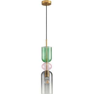 Lampa wisząca szklana Pastello Green - Step Into Design | Art Deco
