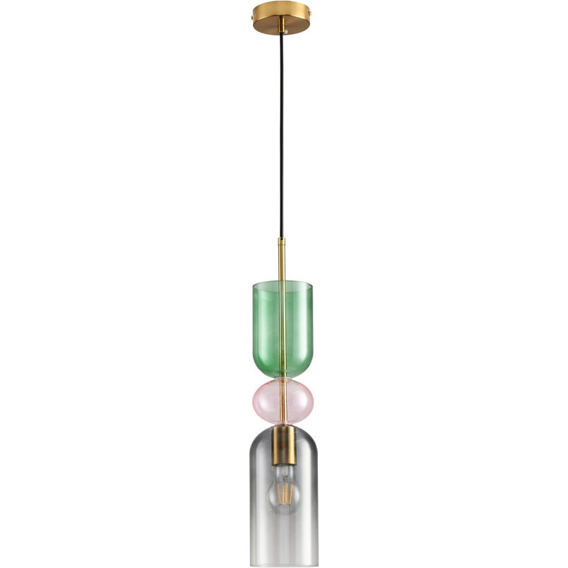 Lampa wisząca szklana Pastello Green - Step Into Design | Art Deco