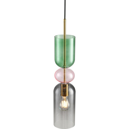 Lampa wisząca szklana Pastello Green - Step Into Design | Art Deco