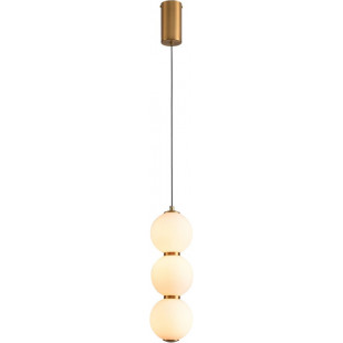 Lampa wisząca Perla - szklane kule, złoto | Step Into Design