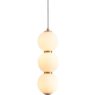 Lampa wisząca Perla - szklane kule, złoto | Step Into Design