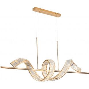 Lampa wisząca kryształowa Ritz LED 150cm złota | Step Into Design