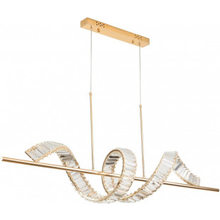 Lampa wisząca kryształowa Ritz LED 150cm złota | Step Into Design