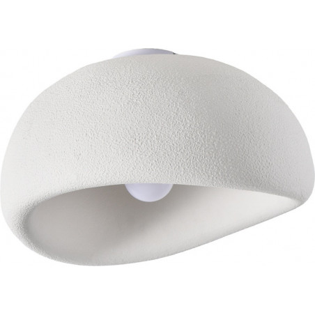 Plafon Japandi Stone 40cm biały | Step Into Design