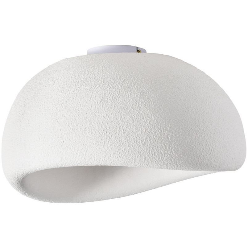 Plafon Japandi Stone 40cm biały | Step Into Design