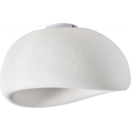 Plafon Japandi Stone 40cm biały | Step Into Design