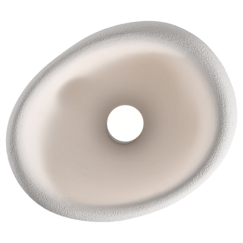 Plafon Japandi Stone 40cm biały | Step Into Design