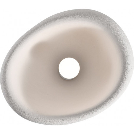Plafon Japandi Stone 40cm biały | Step Into Design