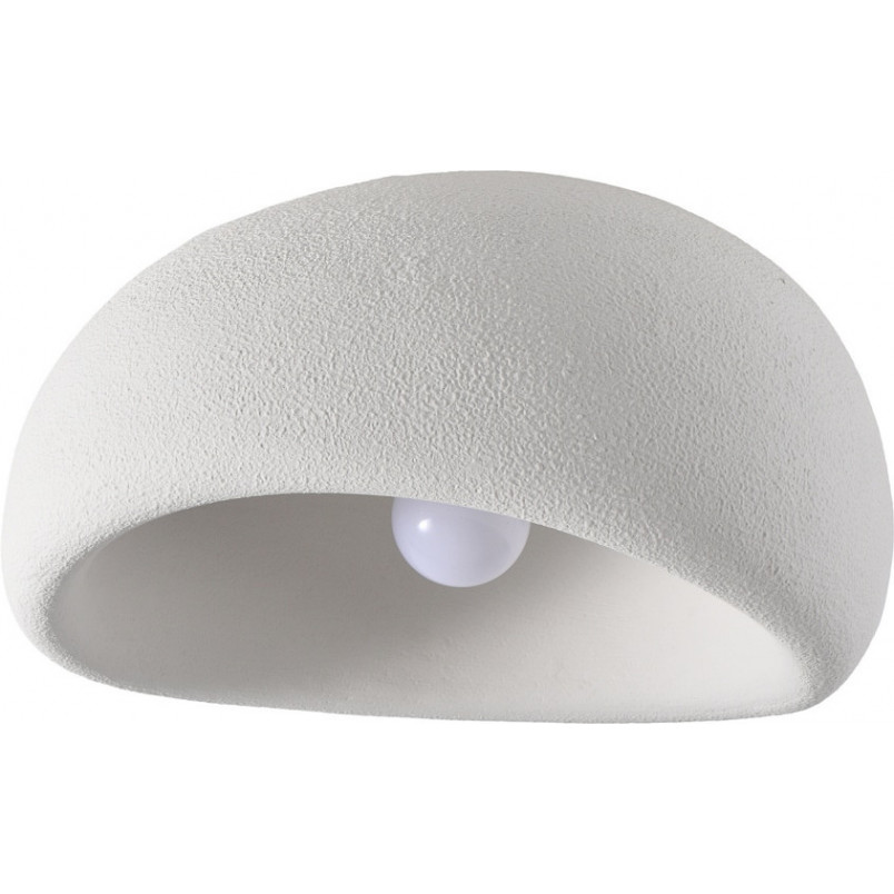 Plafon Japandi Stone 50cm biały | Step Into Design