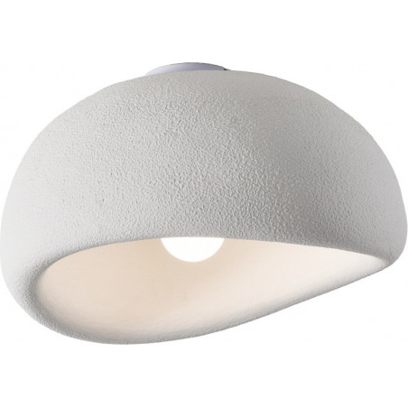 Plafon Japandi Stone 50cm biały | Step Into Design