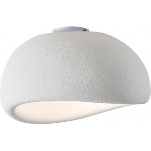 Plafon Japandi Stone 50cm biały | Step Into Design