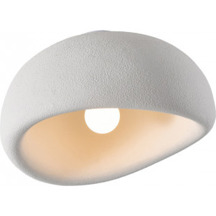 Plafon Japandi Stone 50cm biały | Step Into Design