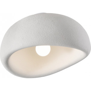 Plafon Japandi Stone 50cm biały | Step Into Design