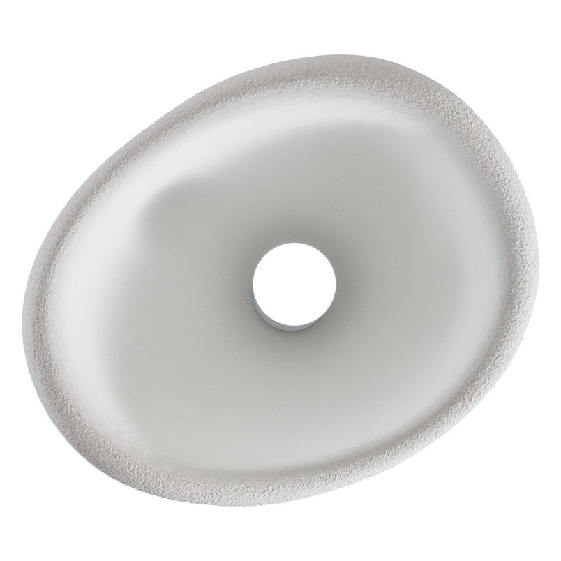 Plafon Japandi Stone 50cm biały | Step Into Design